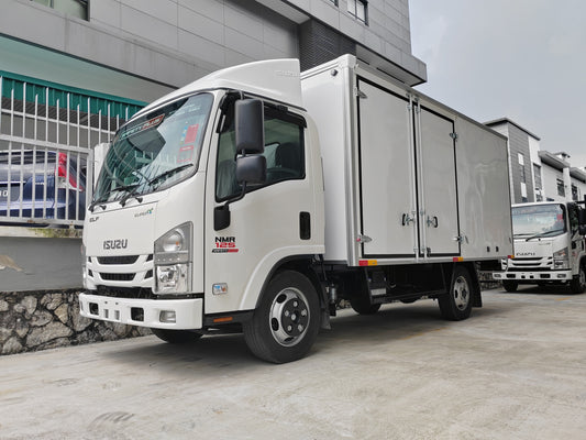 2025 Malaysia ISUZU NMR125 ALUMINUM BOX BODY WITH MILD 3MM STEEL CHEQUERED FLOOR